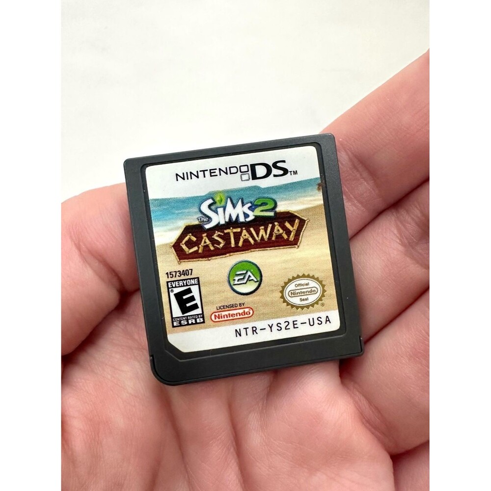 Nintendo DS Sims 2: Castaway Beach Getaway Lost Adventure Kids Game